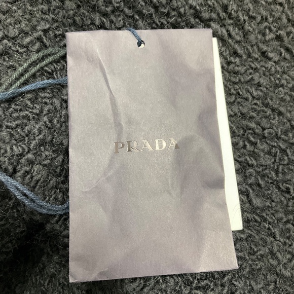 PRADA BLACK 2023 WOOL AND MOHAIR KNIT SWEATER AND MINI SKIRT TWO-PIECE SET - Picture 6 of 10